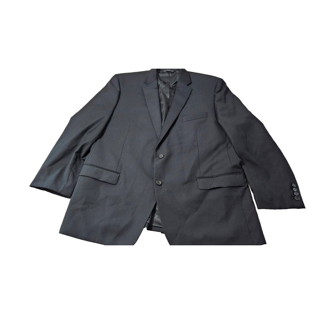 Ralph Lauren Black 2 Button Jacket Lined Men's Blazer Size 46R